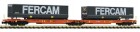 825010 Fleischmann Articulated double pocket wagon T2000, Wascosa